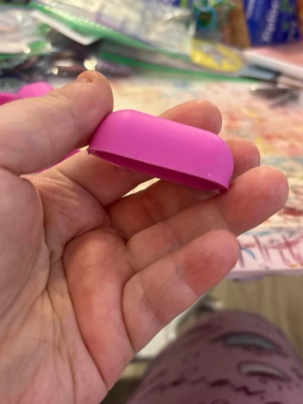 Pink Silicone AirPod Case wristband (fits AirPod Gens 1 & 2)
